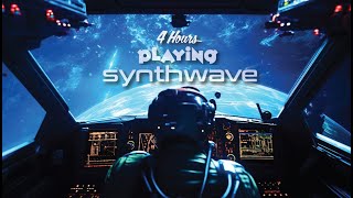 🚀 4-Hour STAR ⭐️ JOURNEY 🛸 80's Synthwave radio -  Retrowave - beats to chill\/game to