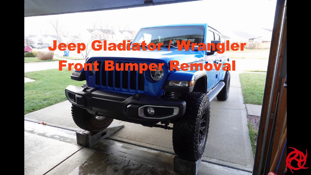 Jeep Gladiator / Wrangler Front Bumper Removal