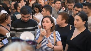 Protestors in Armenia's capital urge action following Azerbaijan military offensive | AFP