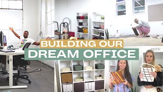 Dream office in the making! Warehouse Tour, Renovation, Styling process | Small Business Vlog