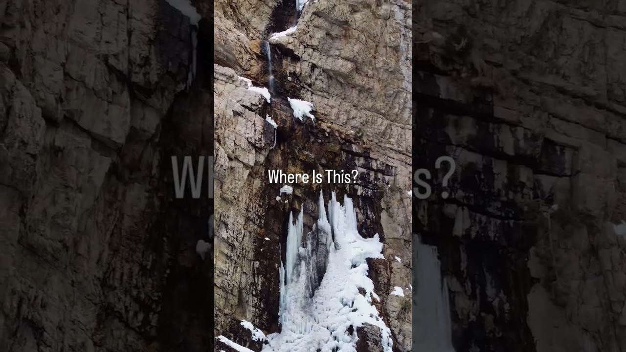 Ogden showing off some of its finest features! Video by @chasin__views 📍Waterfall Canyon Ogden, Ut