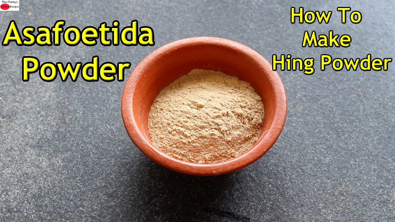 How To Make Asafoetida Powder At Homey - Easy Method To Make Hing/Kayam Powder | Skinny Recipes