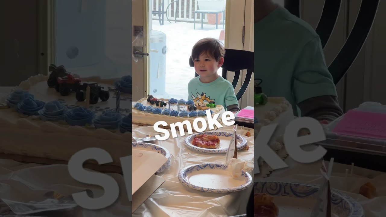 These candles were smoking. 