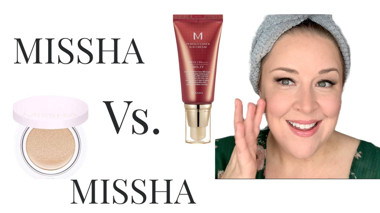 Missha Magic Cushion Vs. Missha M BB Cream! YouTube