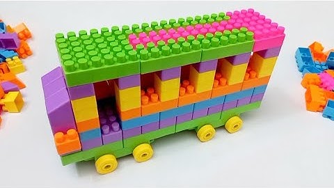 Satisfying DIY Big Lego Bus /ASMR  Building Blocks /lego building fun#buildingblocks#asmr#asmrsounds