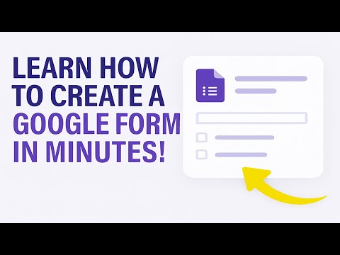 Learn How to Create a Google Form in Minutes! 📝✨