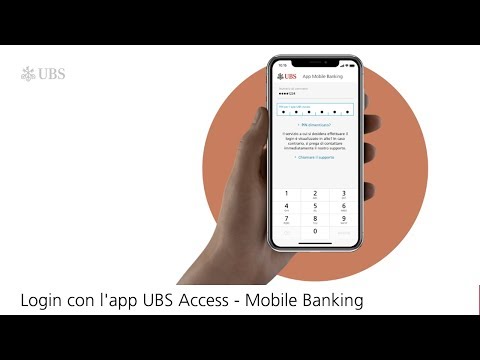 Login con l'app UBS Access - Mobile Banking