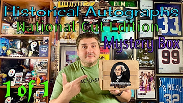 Historical Autographs National Cut Edition 1/1 Mystery Box - Let