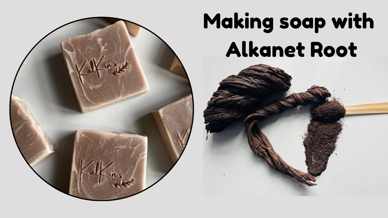 My attempts with Alkanet Root to make Lavender Cold Process Soap