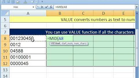 Excel Magic Trick 331: EXTRACT Numbers without Leading Zeros