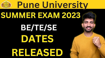 Pune University Summer Exam Dates Released | Sppu Summer Exam 2023