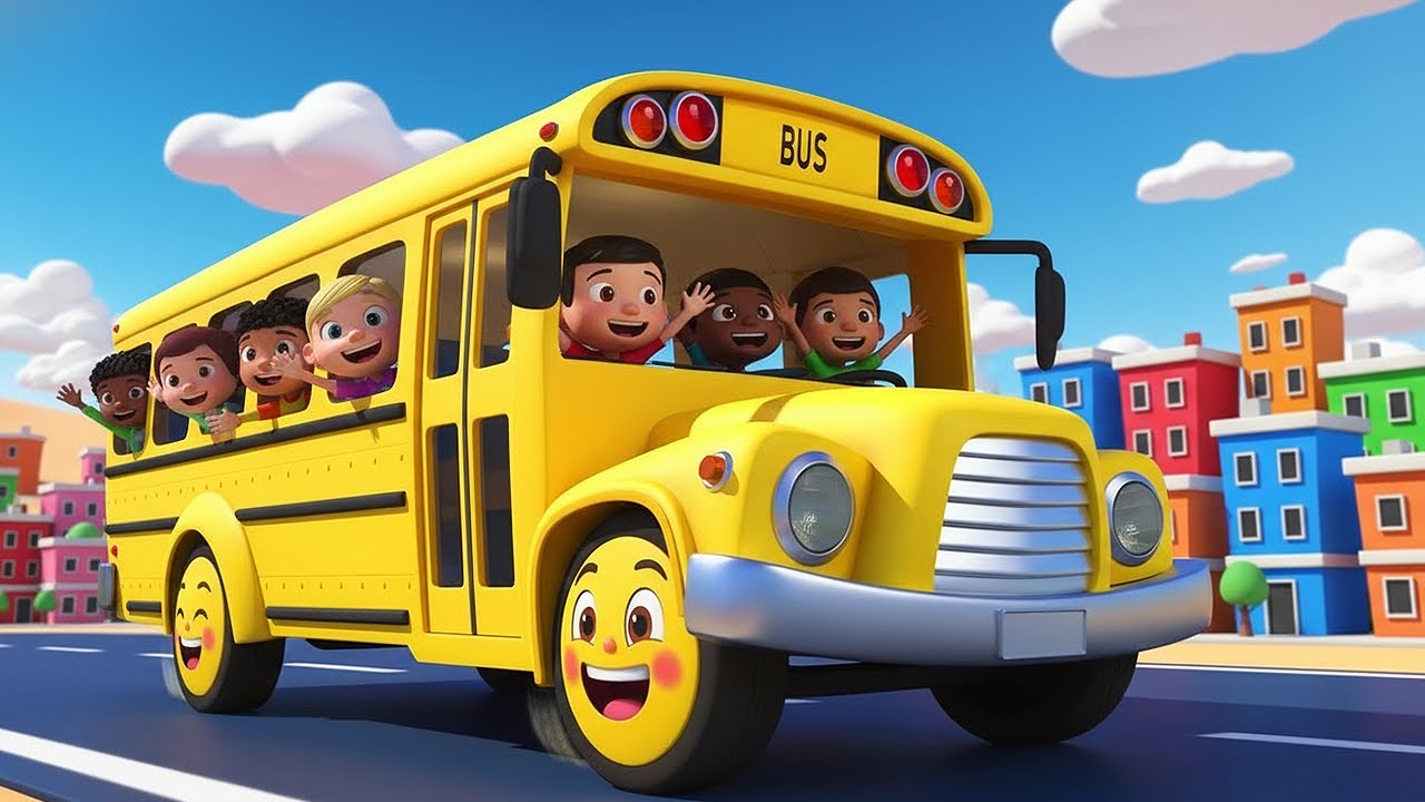 🎶 [2 MIN LOOP] The Wheels On The Bus Remix 🚌 | Fun Sound Variations for ...