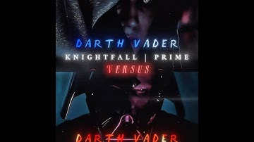 Knightfall Vader (ROTS) VS Darth Vader (ROTJ) #starwars #edit #fyp