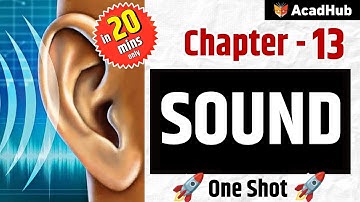 SOUND Class 8 Science Chapter 13 Oneshot Explanation