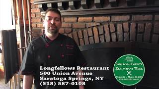 2019 Saratoga County Restaurant Week Longfellows Restaurant