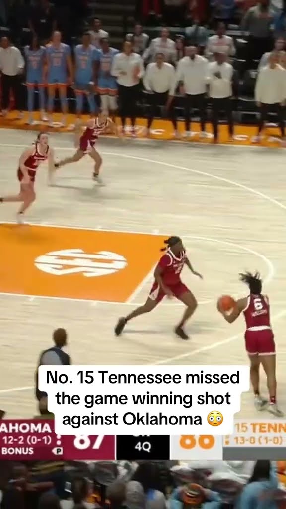 No. 9 Oklahoma hands No. 15 Tennessee its first loss of the season ?