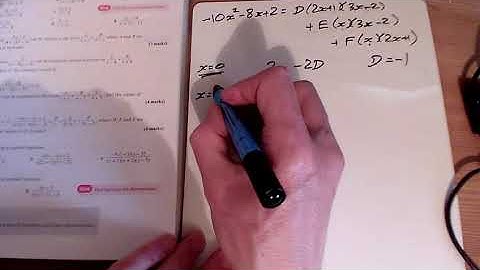 A level Maths Year 2 Chapter 1 Ex 1D Q5