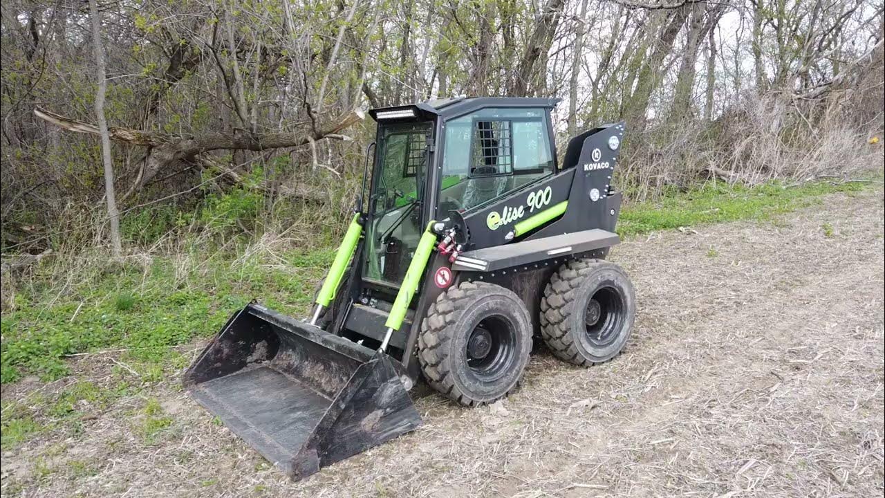 Elise900 Electric Skid Steer Exterior Overview YouTube