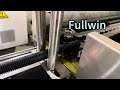 Single wall corrugated pipe machine with slitting by fullwin machinery