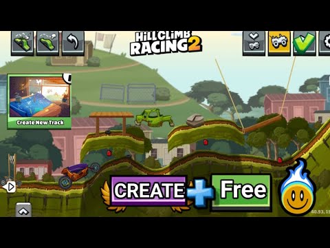 Hill climb racing - fast car 🚗 gameplay #hcr #hillclimbracing #gameplay  #gaming #1k 
