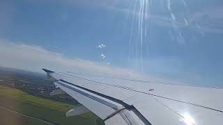 Airbus A320 Eurowings takeoff from Prague(PRG) airport