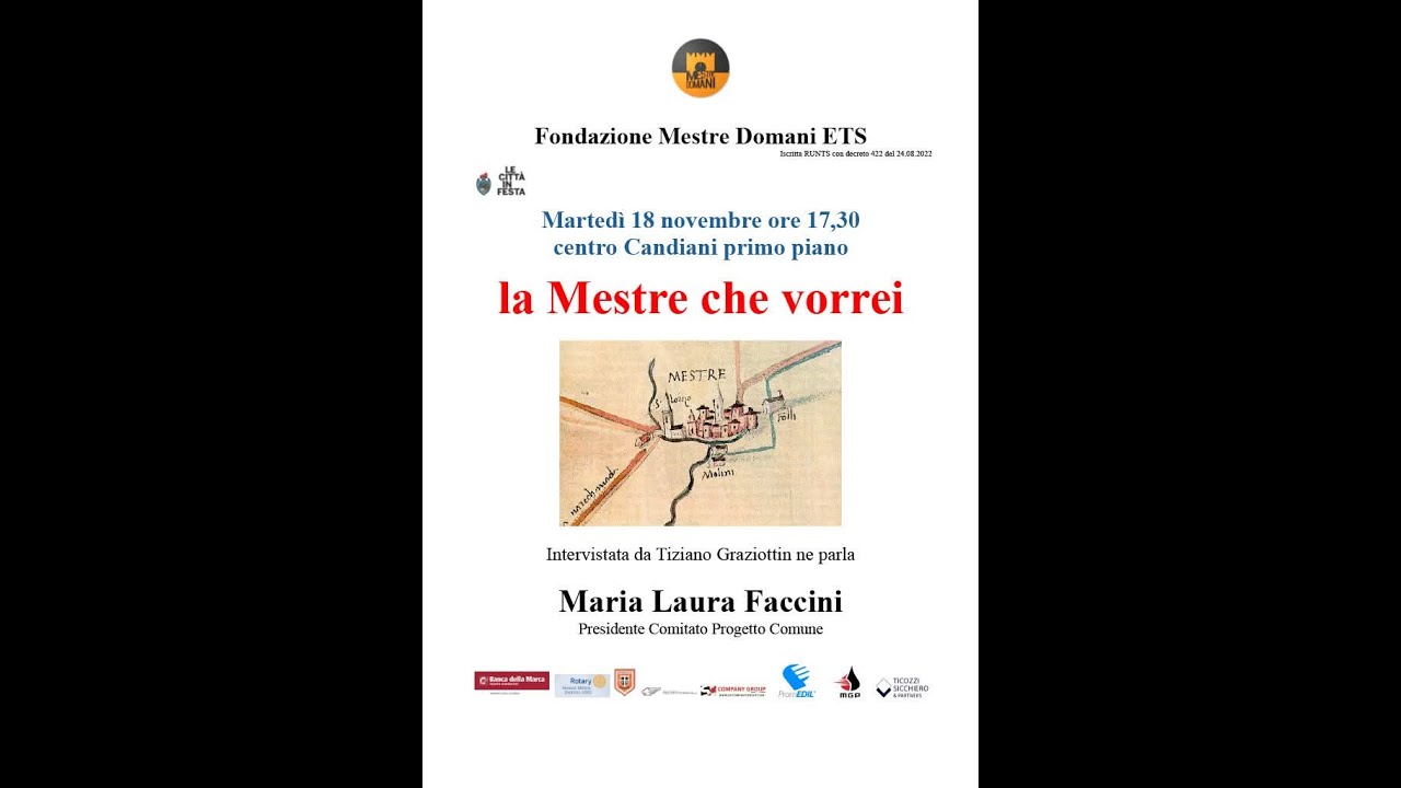 La Mestre che vorrei: Tiziano Graziottin dialoga con Maria Laura Faccini 18/11/25