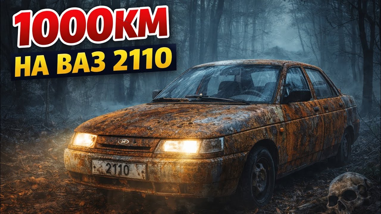 1000км на ВАЗ 2110 | ПЕРВАЯ ПОЛОМКА