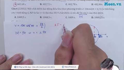 Một-vật-dddh-có-pt2.5cos 10pit tốc-dộ-trung-bình-là năm 2024