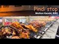 Peshawar jaty hue Pindi stop sy Traditional Mutton Karahi , Kentucky BBQ - Street Food #foodtour
