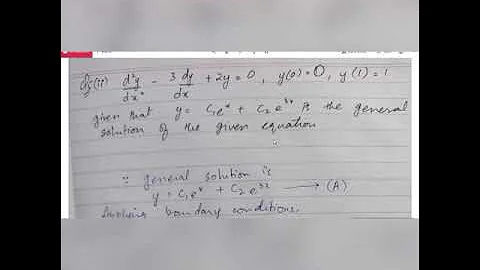Boundary value problem part 2