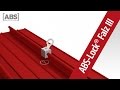 Product video fall protection anchor ABS-Lock Falz III seam roofs