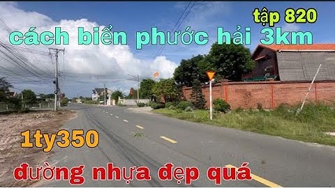 CẦN TIỀN XÂY NHÀ. BÁN GẤP LÔ ĐẤT ĐẸP MẶT TIỀN ĐƯỜNG NHỰA KINH DOANH BUÔN BÁN GIÁ TỐT GẦN BIỂN 