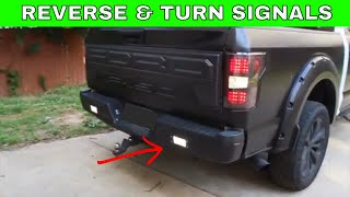 Installing Amazons CHEAPEST Flush Mount LED Lights in rear bumper