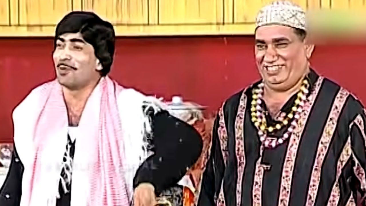 Best Of Nasir Chinyoti and Agha Majid With Sajan Abbas Pakistani Stage Drama Comedy Clip  Pk Mast