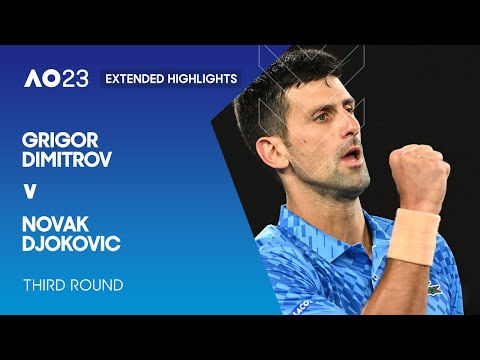 Grigor Dimitrov v Novak Djokovic Extended Highlights | Australian Open 2023 Third Round