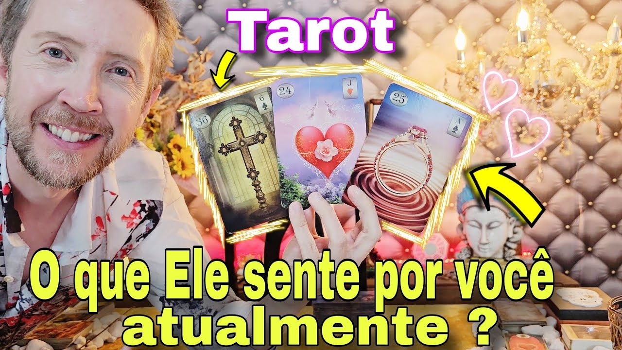 O que ele sente por você atualmente ? Como está o coração dele hoje  ?O que ele sente por mim tarot