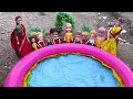 Bunty and friends playing in school swimming poolclassicminifood bunty swimming