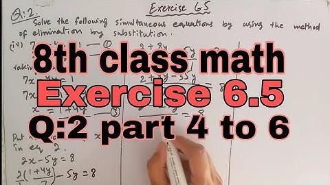 8th Class Math Chapter 6 Exercise6.5 Question 2 (part 4,5 and 6) ||Sindh text ||