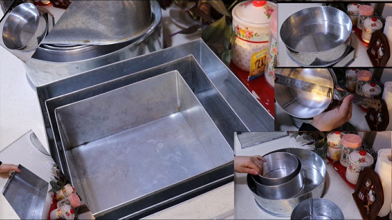 #قياسات_قوالب_الكيك_مع_مقدار_كل_قالب#