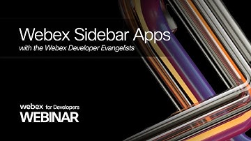 Webex Sidebar Apps