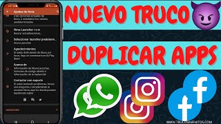 😈😱COMO DUPLICAR WHATSAPP O CUALQUIER APP EN MENOS DE 30 SEGUNDOS CON MÉTODO REAL😱😈 screenshot 2