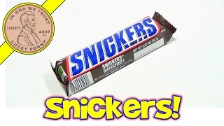 Snickers Milk Chocolate Bar - Usa Candy Tasting Review