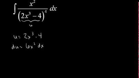 Calculus 4.5: Integrating with U-Substitution