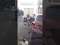 Road Rage Female Biker Hits Driver's Side Mirror