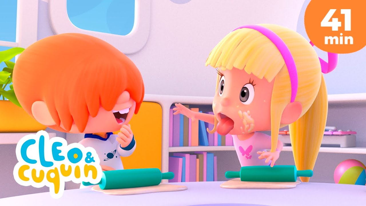 HAPPY BIRTHDAY - Cleo & Cuquin Netflix episodes & Nursery Rhymes