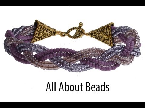 DIY Your Beaded Bracelet. How to Make a Braided Bracelet in 10 Minutes? DIY Jewelry  Making Tutorials - YouTube