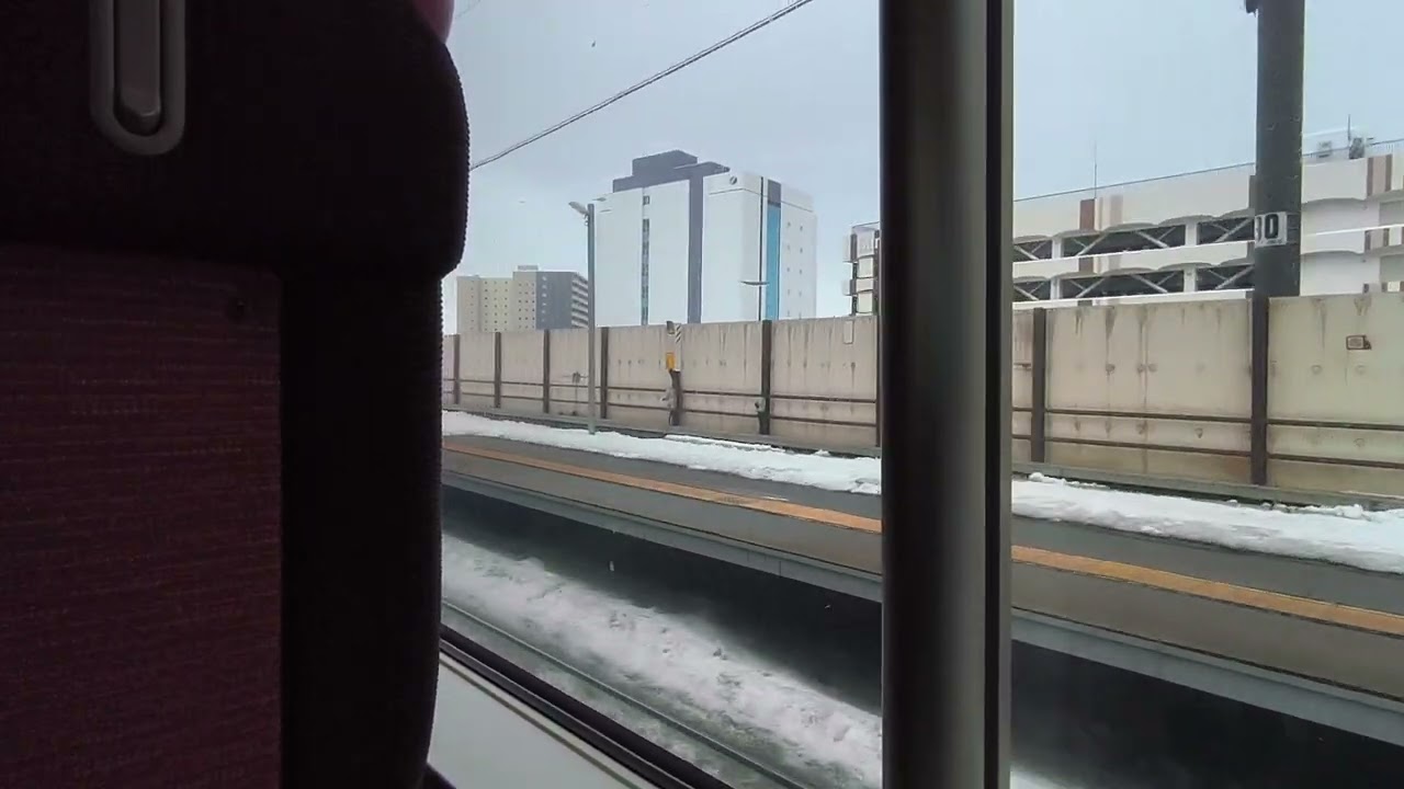 [車窓] JR 特急 北斗 札幌 新函館北斗行き JR Limited Express Hokuto from Sapporo to Shin Hakodate Hokuto