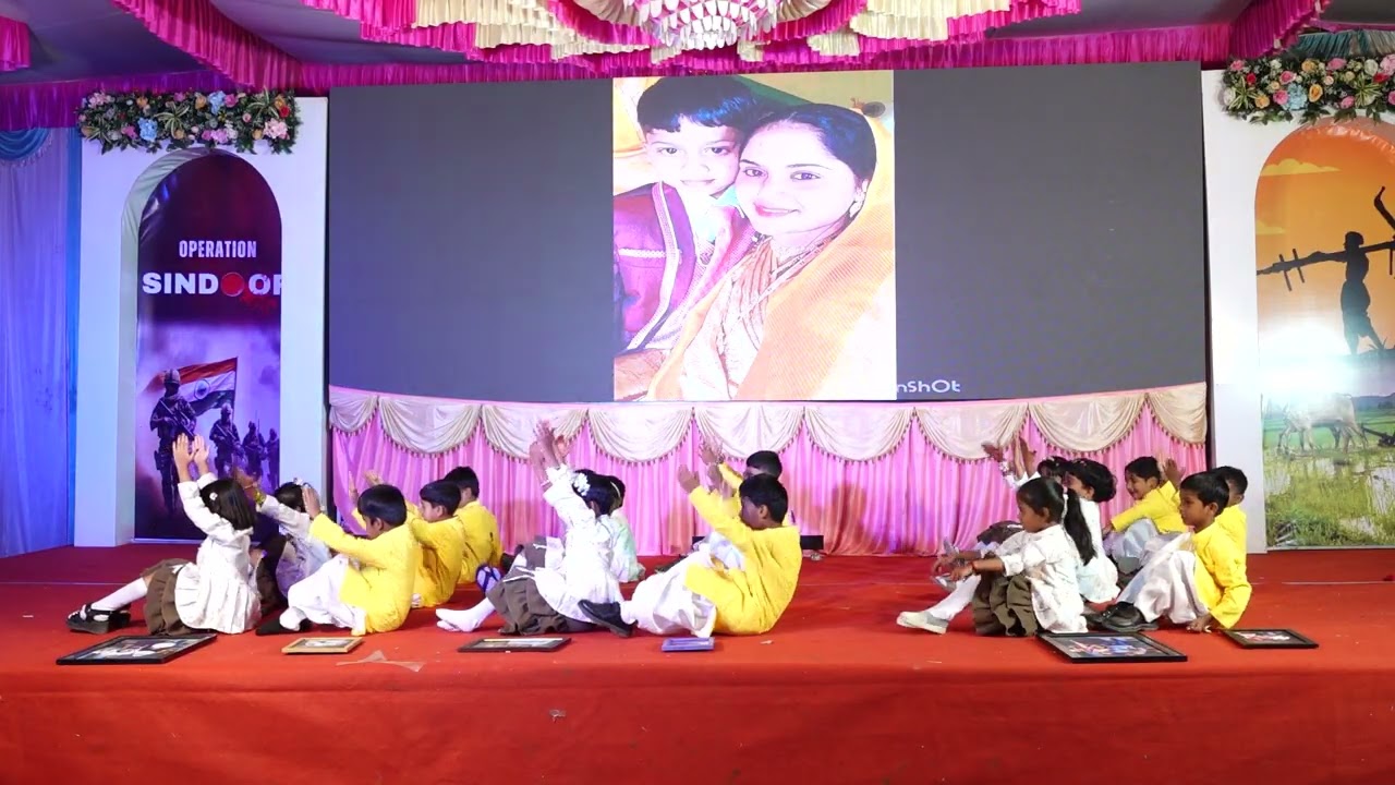 Parents theme dance performance by our UKG #kids#bilagi💐
