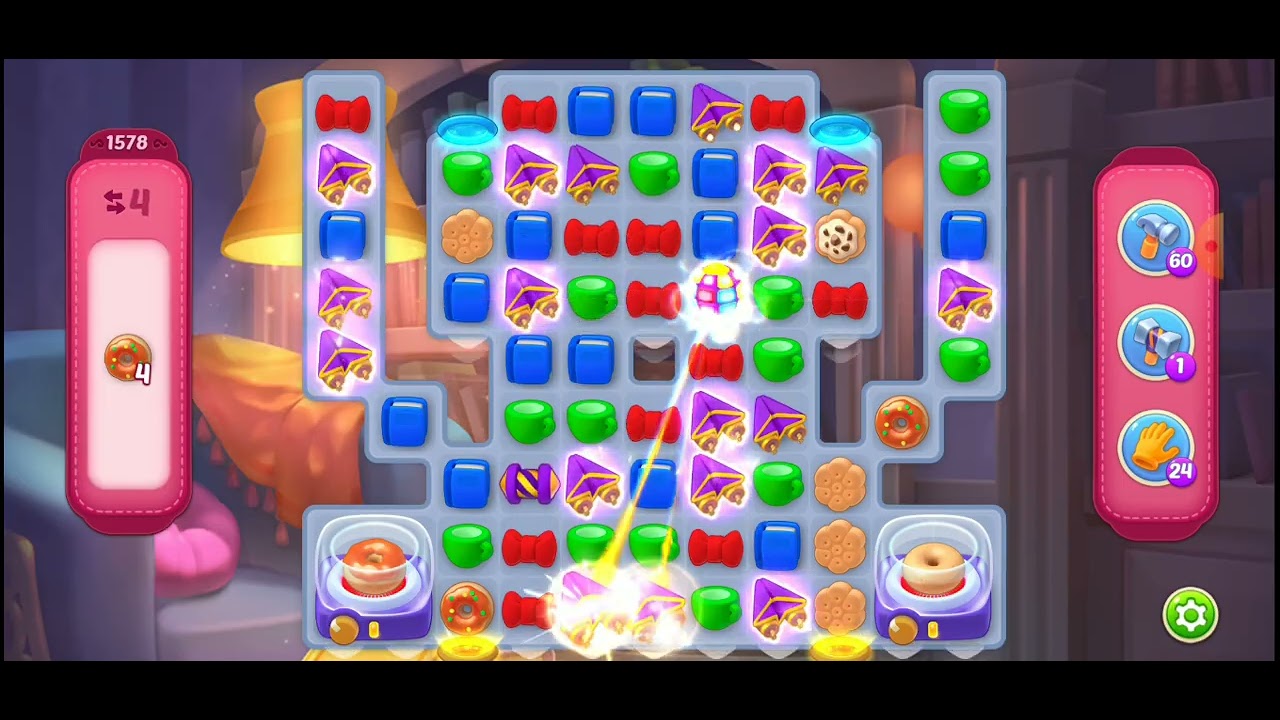 Homescapes Walkthrough Level 1578 \ Прохождение Homescapes уровень 1578