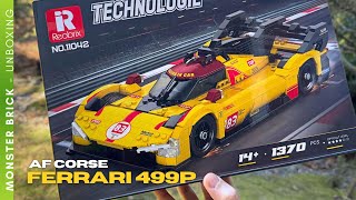 Unbox: Reobrix Ferrari 499P #83 AF Corse (1370 pieces) 11042 LeMans